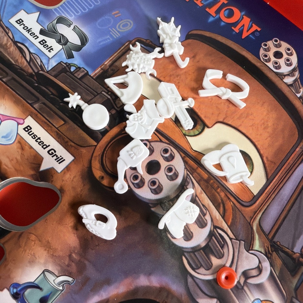Disney Pixar Hasbro Operation Silly Skill Game Cars 2 Edition Tow Truck Mater - Picture 9 of 15